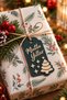 Christmas Decorative Packaging Card |   Embossed Plastic Material Hand Tag |   4X6Cm 25 Pcs - Happy Birthday - 4