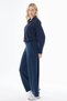 Seamless Comfortable Cut Pants Navy Blue - 3