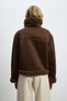 Houston Women's Fur Short Coat Brown - 8