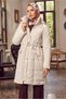 Belted Quilted Coat 90665 - 3