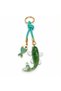 Aventurine Natural Stone Koi Fish Keychain – Handmade Luck and Abundance Bag Wallet Car Ornament