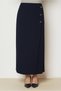 Button-Detail Skirt 60793