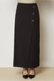Button-Detail Skirt 60793