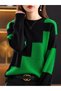 Women's Long Sleeve Crew Neck Knitwear Blouse