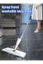 Spray Hand-free Lazy Flat Mop Dry & Wet Dual-use 360° Rotation Extra Large 40cm Panel for Home Floor Cleaning + 3 Free Microfiber Refill Pads - 5
