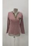 Women's Long Sleeve V-Neck Camisole Blouse - 5