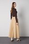 Women's Stone Premium Pleated Loose Cut Skirt Trousers 32059 - 4