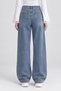 Lace patchwork and embroidered jean blue - 4