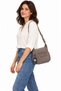 Women's Mink Multi-Pocket Zippered Daily Shoulder and Crossbody Bag 3100 - 2