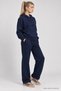 Wide Leg Ruffled Sweatpants Lrn0081 Dark Blue