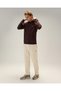 6Wm2005-Brw Men's Hooded Sweat Brown - 7