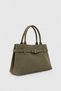 Mussel Suede Shoulder Bag Khaki - 3