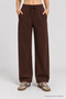 Wide Leg Ruffled Sweatpants Lrn0081 Brown - 5