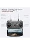 Foldable Remote Control Drone with HD Camera, LED Lights, Adjustable Camera Angle, 4 Blade Propellers, Rechargeable Batteries, Spare Propellers, Protective Guards and Carrying Case for Beginners - 3