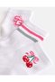 Senior Girls White Mid-Length Socks, 3 Pairs - 3