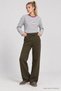 Wide Leg Ruffled Sweatpants Lrn0081 Khaki - 4