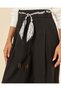 Women’s Black High-Rise Wide-Leg Trousers - 4