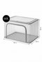 60 Liter Transparent Foldable Fabric Window Closet Organizer with Lid - 4