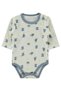 Velvet 6-18 Months Snap-On Badi - Ecru