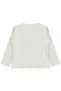 Girls Printed Sweatshirt for Ages 2-5 - Ecru - 2