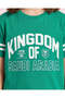 Senior Girls Green And White Graphic T-Shirt - 3
