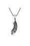 Silver Feather Necklace