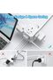 محول متعدد المقابس من توبريك، محول بريطاني مزدوج المقبس، مقبس تمديد بمنفذين USB نوع A ومنفذ USB نوع - 6