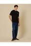 Men Black Embroidered T-Shirt - 5