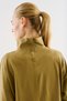 High Collar Long Sleeve Tshirt Camel - 6