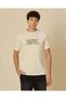 Men Cream Slogan T-Shirt