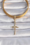 Rice gold color zircon stone detailed elif model phoenix bird figure ajda charm - 2