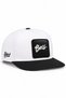 Black-and-White Hip-Hop Hat with the Boss Logo