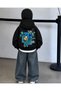 Snow Masked Balaclava Cartoon Printed Ninja Kids Hoodie Sweatshirt