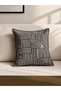 Ritmo Gray Throw Pillow Cover (45X45)