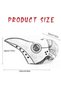 Halloween Plague Doctor Mask Long Bird Beak PU Leather Gothic Steampunk Face Mask Adjustable Fit Cosplay Mask for Halloween Costume Party Masquerade Carnival Horror Themed Events - 3