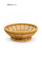 Terra Round Fruit Bowl 28 cm with Footed Mesh Textured Fruit Basket - 2
