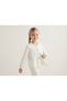 Mother and daughter gold buttoned ruffle trim knit cardigan - 2