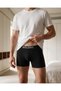 Men's Premium Lyocell Short Leg Boxer Black - 3