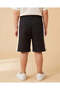 Boys Black Cargo Shorts - 4