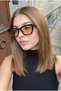 Flora Cat Eye Black Framed Nude Ultra Light Women's Sunglasses with Uv400 Filter - 2