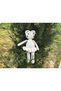 Natural Amigurumi Hand-Knitted Toy Kitten with Skirt - 6