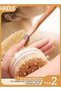 2 Pcs Bath Brush Set Dry and Bath Body Brush Reduce Cellulite Dry Brush For Cellulite And Lymphatic Drainage Exfoliating Brush With Soft Massage Nodules Shower Brush Body Scrubber