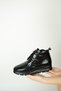 3036 Genuine Leather Rubber Laced Lightweight Comfortable Daily Use Zippered Flat Heeled Orthopedic Ankle Boots Real Leather Black