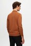 Ds Damat Regular Fit Camel Cotton Blend Half Fisherman Knit Sweater - 4