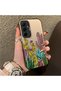 Samsung Galaxy A55 Compatible Acrylic Hard Back Panel with Silicone Edges Cactus Patterned Phone Case - 2