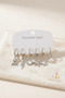 316L Steel Silver Color Sea Concept Earring Set