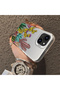 iPhone 15 Compatible Acrylic Hard Back Panel with Silicone Edges Cactus Pattern Phone Case - 5