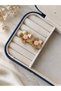 Brand Model Flower Figured Pearl Detailed Women's Stainless Steel Earrings - 2