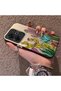 Xiaomi Poco M6 4g Compatible Acrylic Hard Back Panel with Silicone Edges Cactus Patterned Phone Case - 3