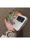 Samsung Galaxy S25 Plus Compatible Acrylic Hard Back Panel Silicone Edged Cactus Pattern Phone Case - 4